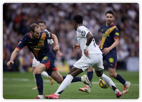 莫德里奇世界波维尼修斯破门 皇马2-0赫罗纳追平榜首